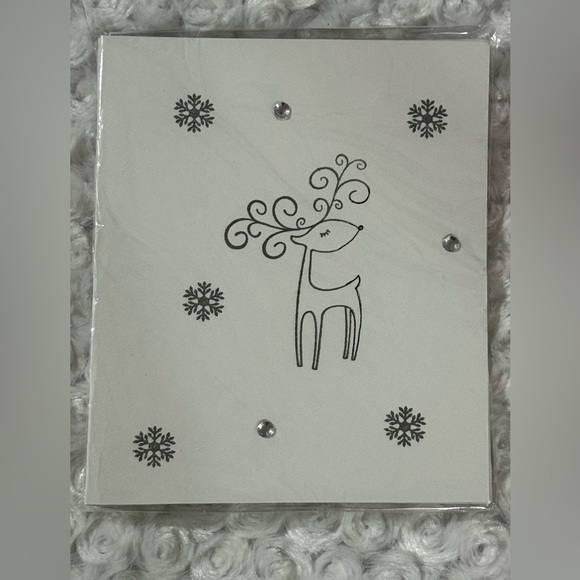 Elegant Reindeer Holiday Card 6 per pack - Picture 1 of 1